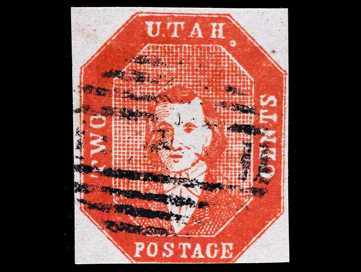 Utah Postage, Bogus Post, Used