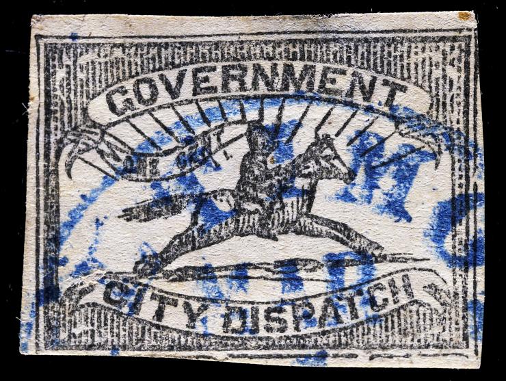 Government City Dispatch, 1LB8, 1c Black, Used, Position 8