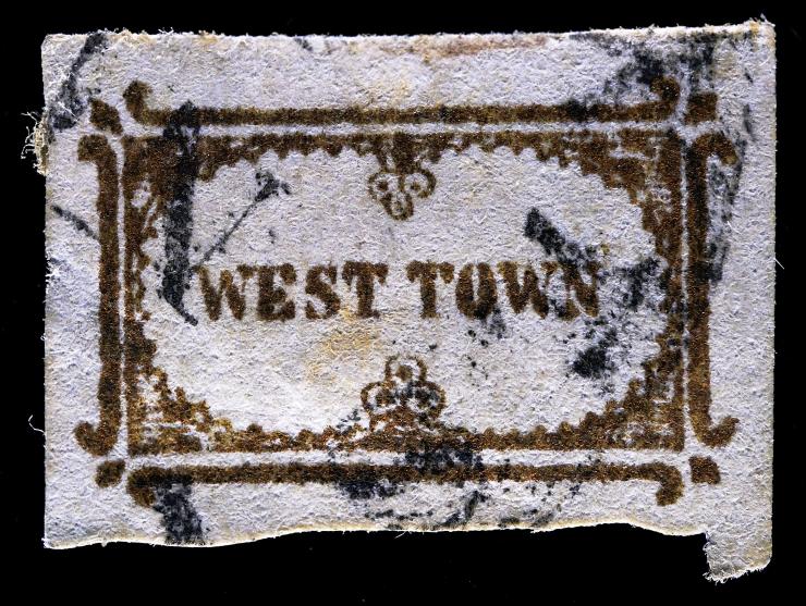 Westtown, 1853, 2c Gold, 145L1, Used, Unlisted