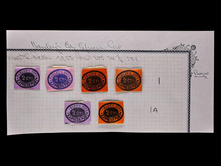 Hanley’s City Express Post, 4 Bogus 1 + 2 Bogus 1A, Group Reference Lot