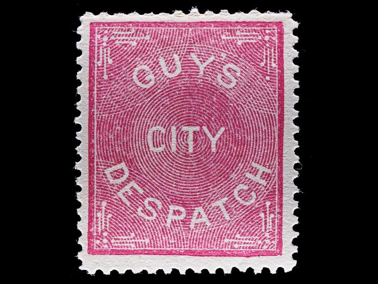 Guy’s City Despatch, 74L1, 1c Pink, Unused