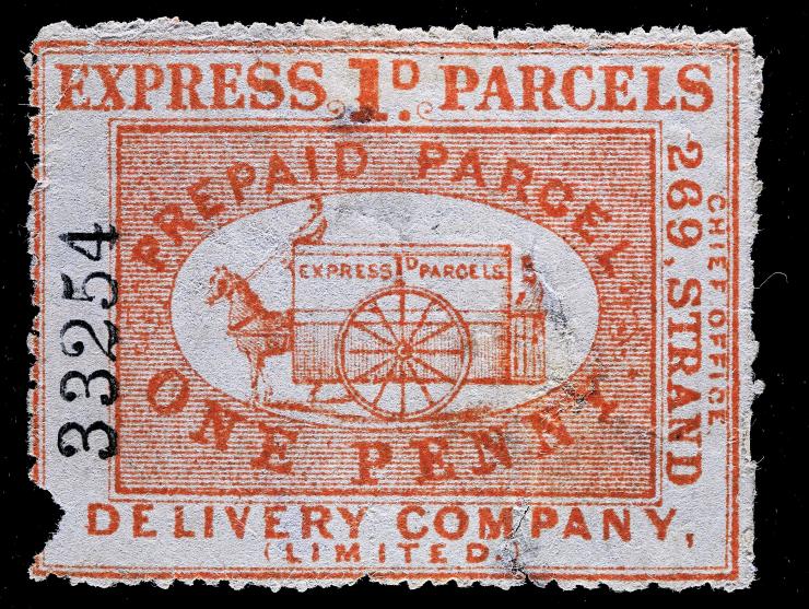 Express Parcels Delivery Co., 1c Prepaid Parcel Stamp