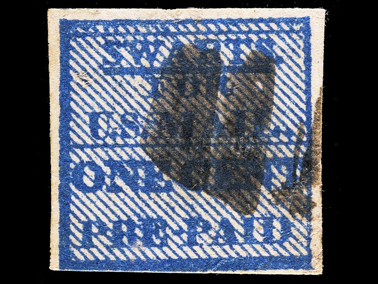 Swart’s City Dispatch Post, 1c Blue, 136L14, Used