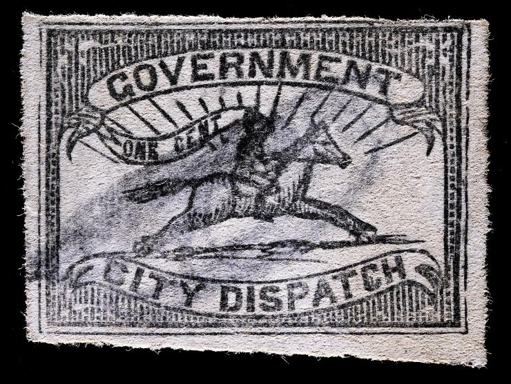Baltimore Post Office Despatch, 1LB8, 1c Black, Used