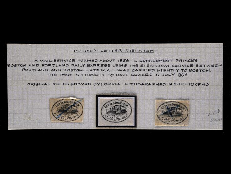 Prince's Letter Dispatch, 1861, Black, 122L1