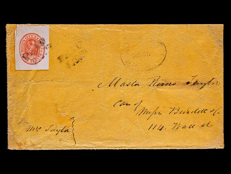 Boyd's City Express, 20L12, 2c Brick Red on Local New York Cover