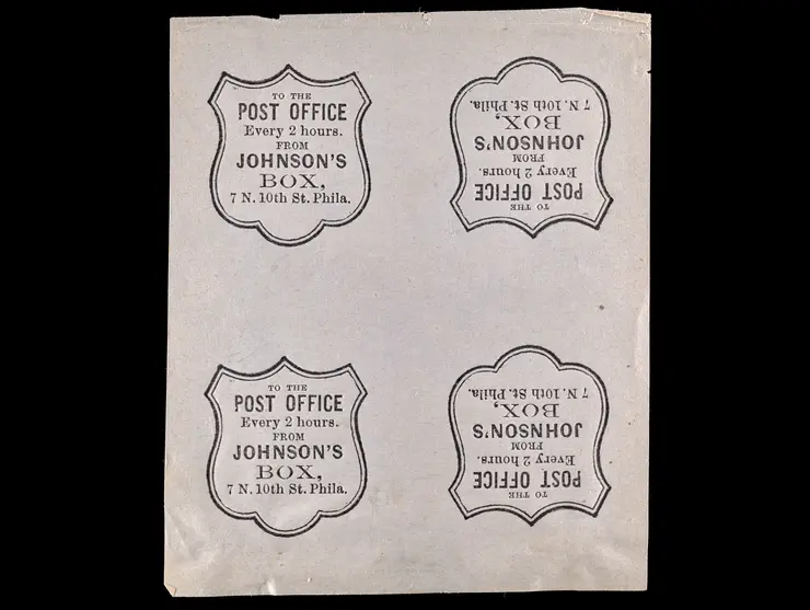 Johnson's Box, Type 7, 2 Tete-Beche Pairs