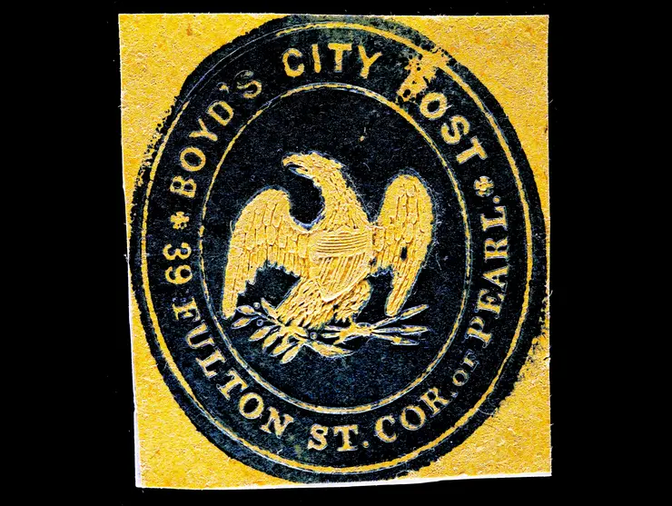 Boyd's City Post, 20LU5, Cut Square