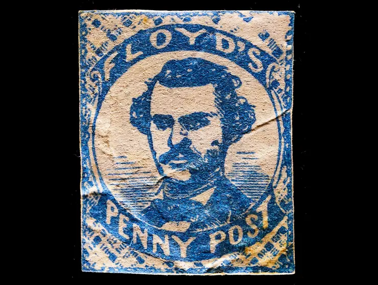 Floyd's Penny Post, 68L1, 1c Blue, Unused